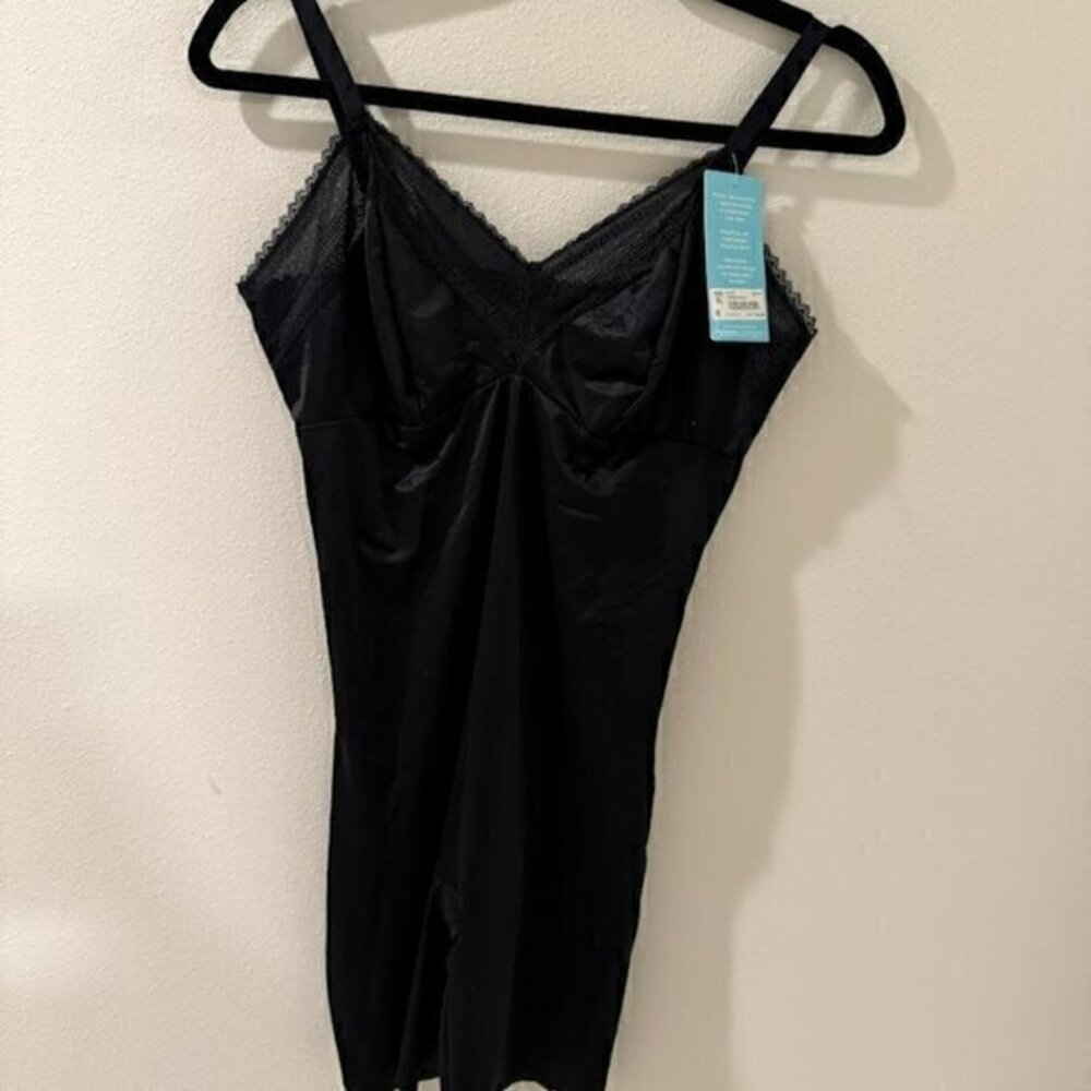 Spanx Very Black Size (XL) Extra Large Midnight Bodysuit Adjustable Strap